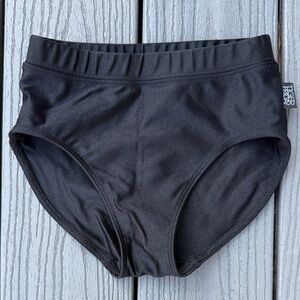 Tiger Tribe Kids' Black High-Waist Swim Bottoms